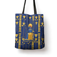 Amun Tote Bag Ancient Egyptian Hieroglyphic, Pharaoh and Scarab - Wonder Print Shop