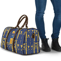 Amun Travel Bag Ancient Egyptian Hieroglyphic, Pharaoh and Scarab - Wonder Print Shop