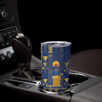 Amun Tumbler Cup Ancient Egyptian Hieroglyphic, Pharaoh and Scarab - Wonder Print Shop