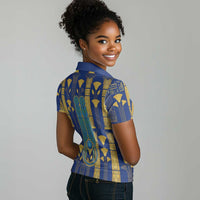 Amun Women Polo Shirt Ancient Egyptian Hieroglyphic, Pharaoh and Scarab - Wonder Print Shop