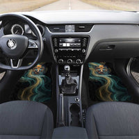 Amun Ancient Egyptian Car Mats with Mystical Smoke Swirl Pattern, Fiery Ram Head, and Hieroglyphic - Wonder Print Shop