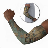 Anubis Arm Sleeves Ancient Egyptian Aged Papyrus, Scales of Justice, and Egyptian Hieroglyph - Wonder Print Shop