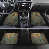 Anubis Car Mats Ancient Egyptian Aged Papyrus, Scales of Justice, and Egyptian Hieroglyph - Wonder Print Shop