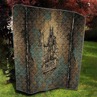 Anubis Quilt Ancient Egyptian Aged Papyrus, Scales of Justice, and Egyptian Hieroglyph - Wonder Print Shop