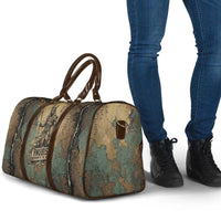 Anubis Travel Bag Ancient Egyptian Aged Papyrus, Scales of Justice, and Egyptian Hieroglyph - Wonder Print Shop