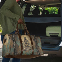 Anubis Travel Bag Ancient Egyptian Aged Papyrus, Scales of Justice, and Egyptian Hieroglyph - Wonder Print Shop