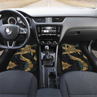 Anubis Ancient Egyptian Car Mats with Starry Mummy Wrap Pattern, Anubis Warrior Illustration, and Pyramid - Wonder Print Shop
