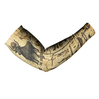 Apis Arm Sleeves Ancient Egyptian Papyrus Map, Egyptian Crown Bull Illustration - Wonder Print Shop