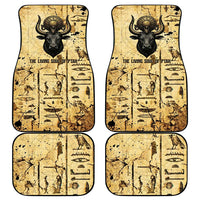 Apis Car Mats Ancient Egyptian Papyrus Map, Egyptian Crown Bull Illustration - Wonder Print Shop