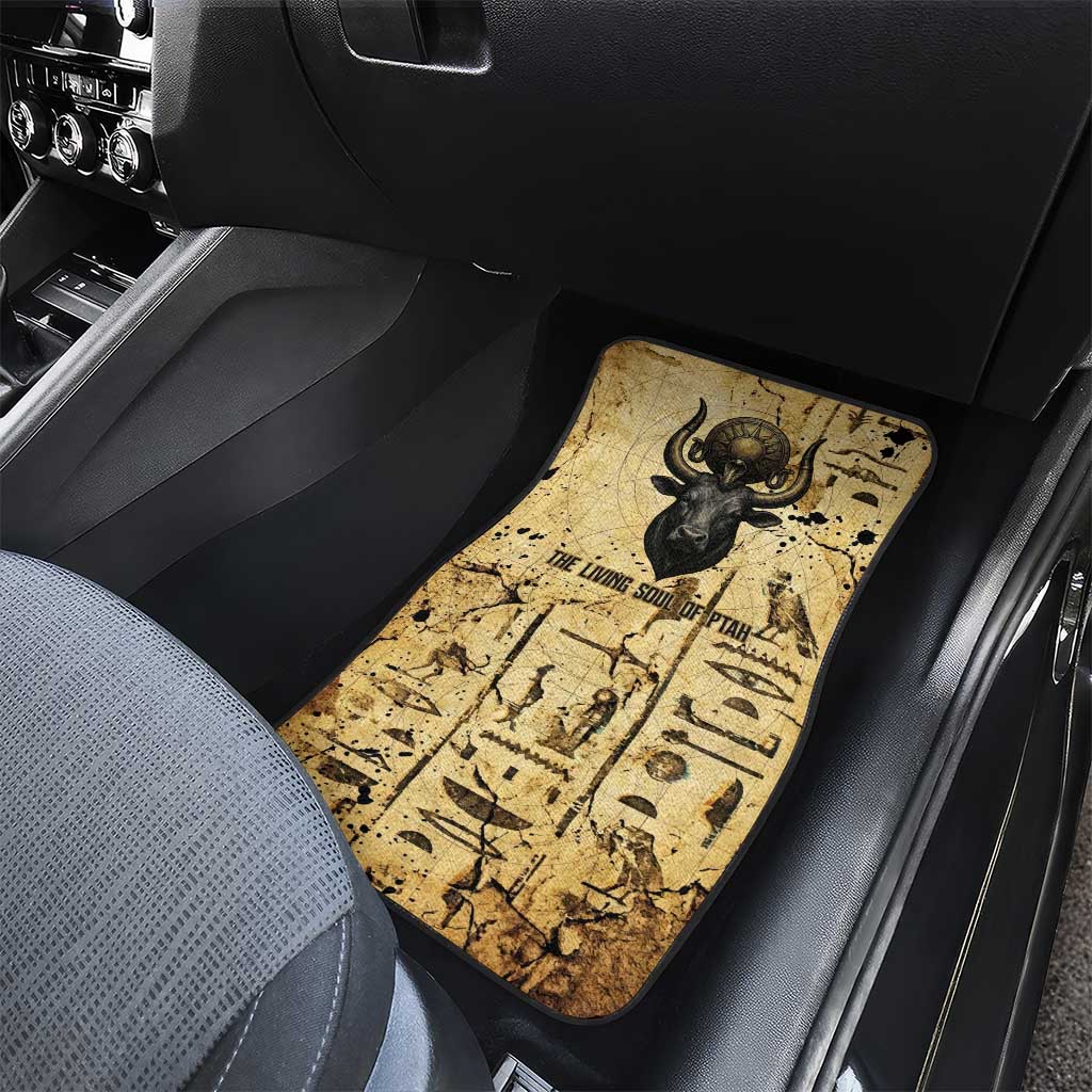 Apis Car Mats Ancient Egyptian Papyrus Map, Egyptian Crown Bull Illustration - Wonder Print Shop