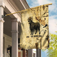 Apis Garden Flag Ancient Egyptian Papyrus Map, Egyptian Crown Bull Illustration - Wonder Print Shop