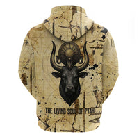 Apis Hoodie Ancient Egyptian Papyrus Map, Egyptian Crown Bull Illustration - Wonder Print Shop