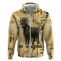 Apis Hoodie Ancient Egyptian Papyrus Map, Egyptian Crown Bull Illustration - Wonder Print Shop