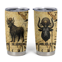 Apis Tumbler Cup Ancient Egyptian Papyrus Map, Egyptian Crown Bull Illustration - Wonder Print Shop