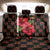 Uganda Back Car Seat Cover with Hibiscus Flower Pattern and The Pearl of Africa Text