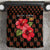 Uganda Bedding Set with Hibiscus Flower Pattern and The Pearl of Africa Text