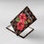 Uganda Canvas Wall Art with Hibiscus Flower Pattern and The Pearl of Africa Text