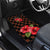Uganda Car Mats with Hibiscus Flower Pattern and The Pearl of Africa Text