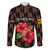 Uganda Family Matching Summer Maxi Dress and Hawaiian Shirt with Hibiscus Flower Pattern and The Pearl of Africa Text