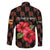 Uganda Family Matching Summer Maxi Dress and Hawaiian Shirt with Hibiscus Flower Pattern and The Pearl of Africa Text