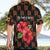 Uganda Hawaiian Shirt with Hibiscus Flower Pattern and The Pearl of Africa Text