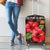 Uganda Luggage Cover with Hibiscus Flower Pattern and The Pearl of Africa Text