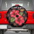 Uganda Spare Tire Cover with Hibiscus Flower Pattern and The Pearl of Africa Text