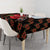 Uganda Tablecloth with Hibiscus Flower Pattern and The Pearl of Africa Text