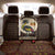 Uganda Back Car Seat Cover with Grey Crowned Crane and Tribal Pattern Spirit of Uganda Theme