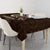 Uganda Tablecloth with Grey Crowned Crane and Tribal Pattern Spirit of Uganda Theme