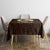 Uganda Tablecloth with Grey Crowned Crane and Tribal Pattern Spirit of Uganda Theme