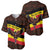Uganda Baseball Jersey with Crested Crane and Rise and Shine Tribal Pattern Design