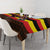 Uganda Tablecloth with Crested Crane and Rise and Shine Tribal Pattern Design