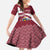 Latvia Family Matching Off Shoulder Maxi Dress and Hawaiian Shirt with National Coat of Arms and Traditional Folk Patterns