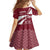 Latvia Family Matching Off Shoulder Maxi Dress and Hawaiian Shirt with National Coat of Arms and Traditional Folk Patterns
