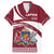 Latvia Family Matching Off Shoulder Maxi Dress and Hawaiian Shirt with National Coat of Arms and Traditional Folk Patterns