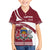 Latvia Family Matching Off Shoulder Maxi Dress and Hawaiian Shirt with National Coat of Arms and Traditional Folk Patterns