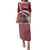 Latvia Family Matching Puletasi and Hawaiian Shirt with National Coat of Arms and Traditional Folk Patterns