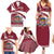Latvia Family Matching Summer Maxi Dress and Hawaiian Shirt with National Coat of Arms and Traditional Folk Patterns