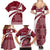 Latvia Family Matching Summer Maxi Dress and Hawaiian Shirt with National Coat of Arms and Traditional Folk Patterns