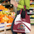 Latvia Grocery Bag with National Coat of Arms and Traditional Folk Patterns