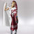 Latvia Hooded Blanket with National Coat of Arms and Traditional Folk Patterns