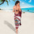 Latvia Sarong with National Coat of Arms and Traditional Folk Patterns