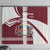 Latvia Window Curtain with National Coat of Arms and Traditional Folk Patterns