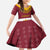 Latvia Family Matching Off The Shoulder Long Sleeve Dress and Hawaiian Shirt with Three Stars Design and Traditional Pattern Details