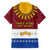 Latvia Hawaiian Shirt with Three Stars Design and Traditional Pattern Details