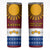 Latvia Skinny Tumbler with Three Stars Design and Traditional Pattern Details