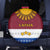 Latvia Spare Tire Cover with Three Stars Design and Traditional Pattern Details