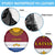 Latvia Spare Tire Cover with Three Stars Design and Traditional Pattern Details