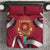 Latvia Bedding Set with Freedom Monument and Doves Graphic – 18 November 1918 Design